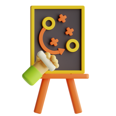 Football Strategy  3D Icon