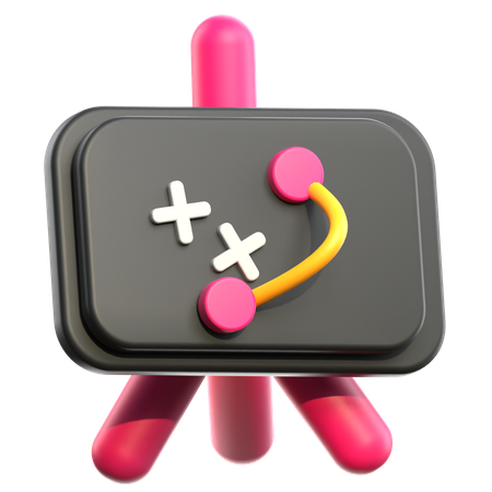 Football Strategy  3D Icon