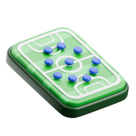 Football Strategy Board  3D Icon