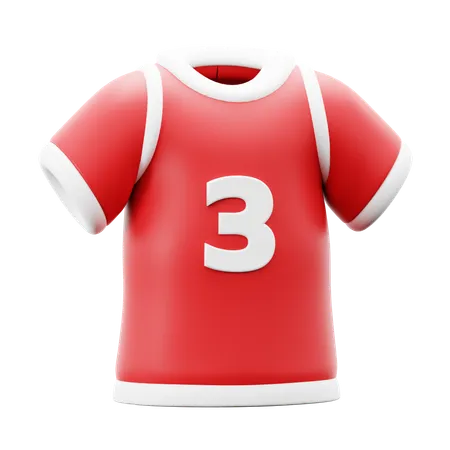 Football T Shirt  3D Icon