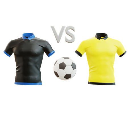 Football team versus  3D Icon