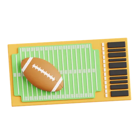 Football Ticket  3D Icon