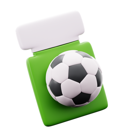 Football Tickets  3D Icon