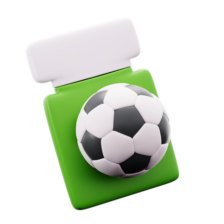 Football Tickets  3D Icon