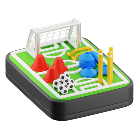 Football training center  3D Icon