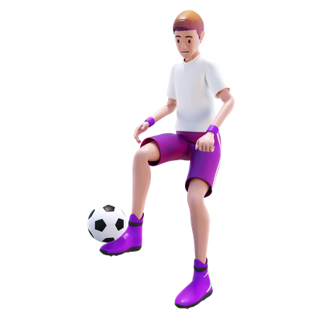 Football Trick  3D Icon