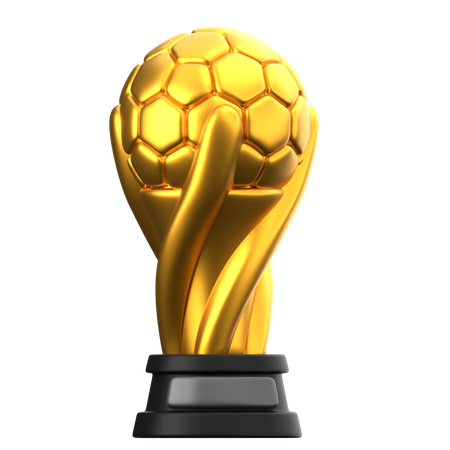 Football Trophy  3D Icon