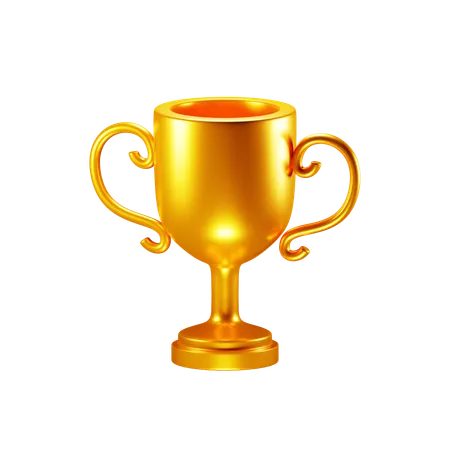 Football trophy  3D Icon