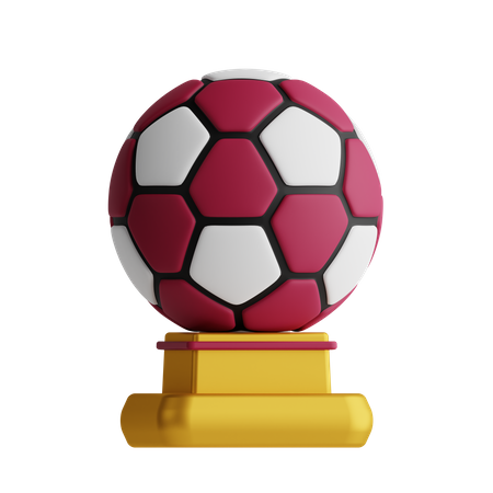 Football Trophy  3D Icon