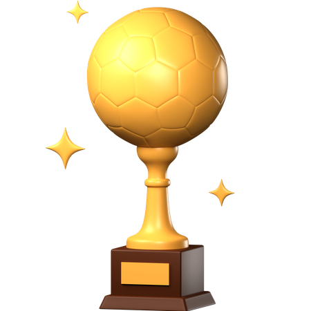 Football Trophy  3D Icon