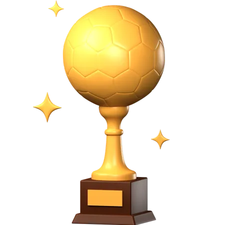 Football Trophy  3D Icon
