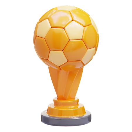 Football trophy  3D Icon