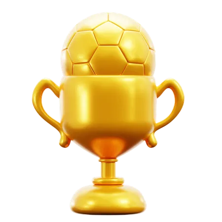 Football Trophy  3D Icon