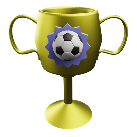 Football Trophy  3D Icon