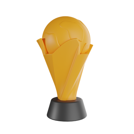 Football Trophy  3D Icon