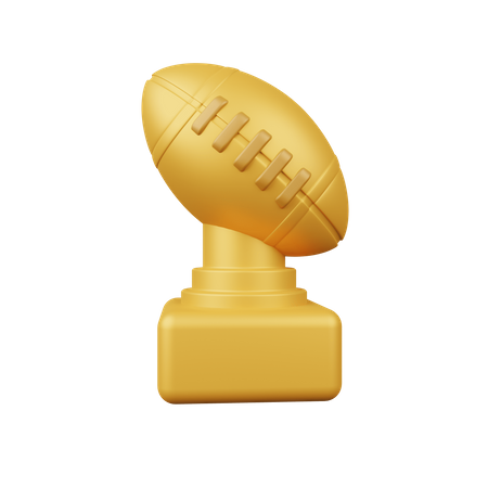 Football Trophy  3D Icon