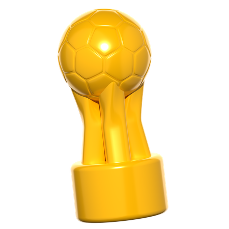 Football Trophy  3D Icon