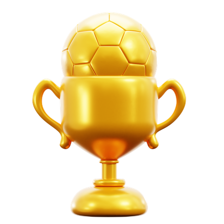 Football Trophy  3D Icon