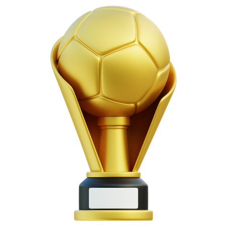 Football Trophy  3D Icon