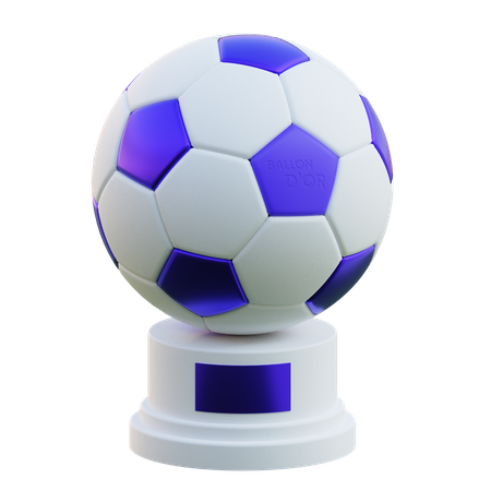 Football Trophy  3D Illustration