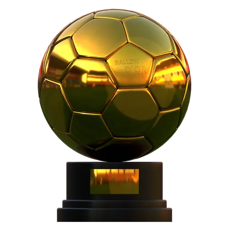 Football Trophy  3D Illustration