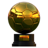 football trophy 3d illustration