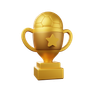 soccer trophy symbol