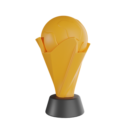 Football Trophy  3D Icon