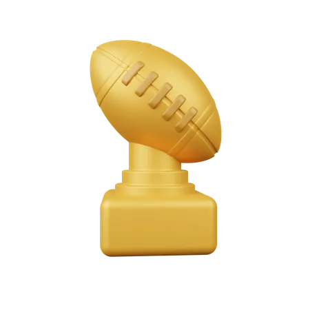Football Trophy 3D Icon
