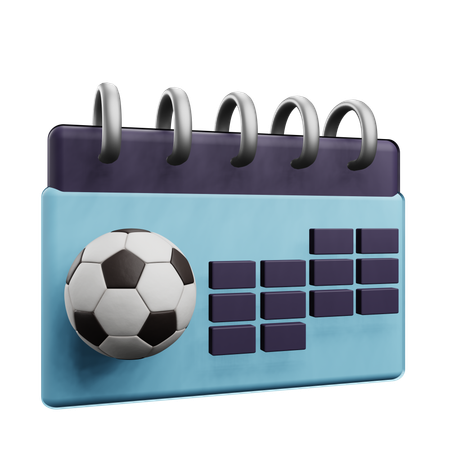 Football Turnament Calender  3D Icon
