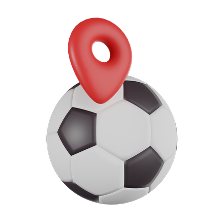 Football World Cup Location  3D Icon