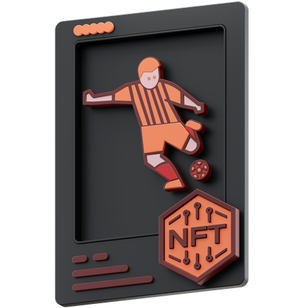 Footballer NFT  3D Icon