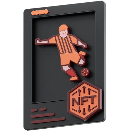 Footballer NFT  3D Icon