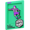 footballer nft 3d images