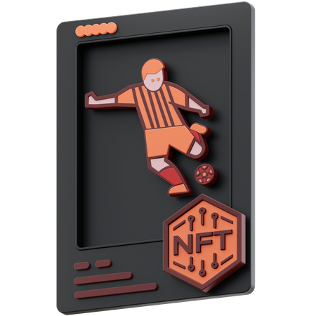 Footballer NFT 3D Icon