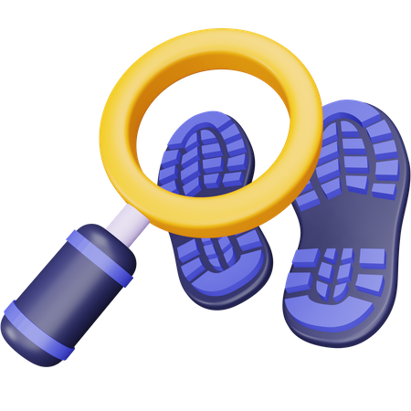 Footprint  3D Icon