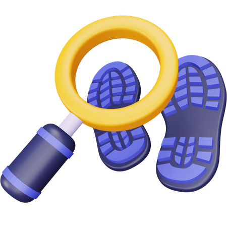 Footprint 3D Icon