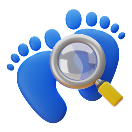 Footprint Investigation  3D Icon