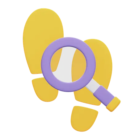 Footprint Investigation  3D Icon