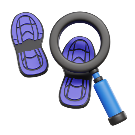 Footprint Investigation  3D Icon