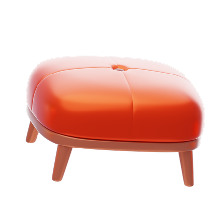 Footstool  3D Icon