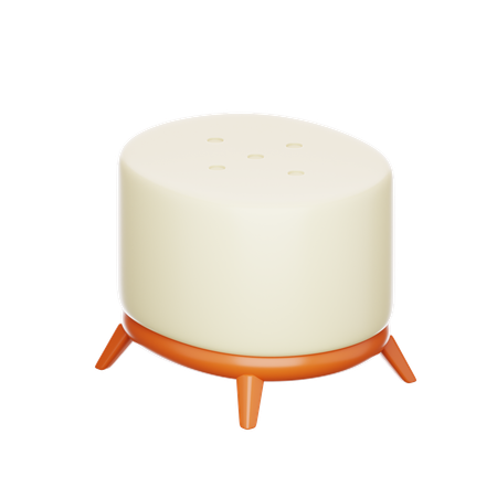 Footstool  3D Icon