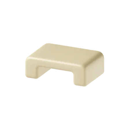 Footstool  3D Icon