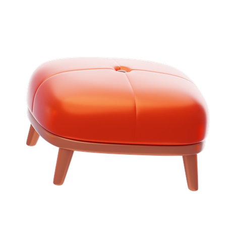 Footstool  3D Icon