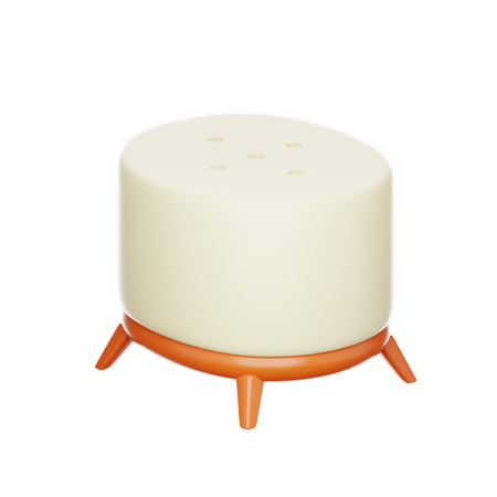 Footstool  3D Icon