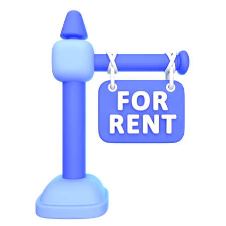 For Rent  3D Icon