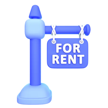 For Rent  3D Icon