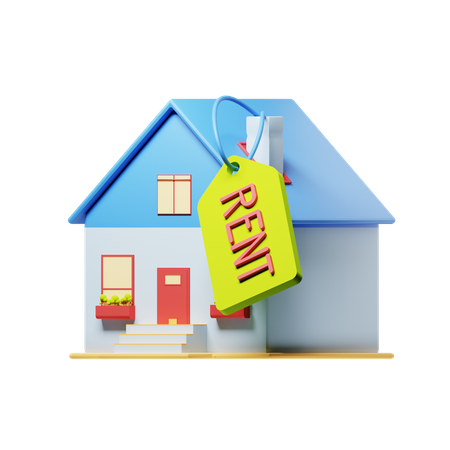 For Rent  3D Icon