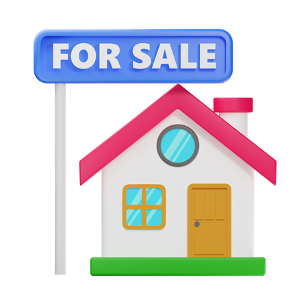 For Sale House  3D Icon