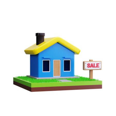 For Sale Sign  3D Icon